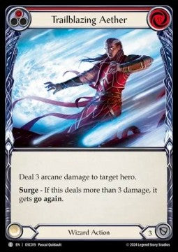 Trailblazing Aether (Red) [OSC019] (Rosetta - Oscilio Blitz Deck) Regular