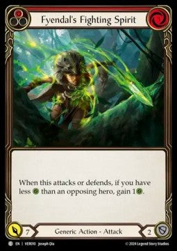 Fyendal's Fighting Spirit (Red) [VER010] (Rosetta - Verdance Blitz Deck) Regular
