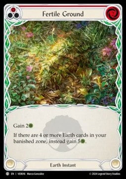 Fertile Ground (Red) [VER016] (Rosetta - Verdance Blitz Deck) Regular