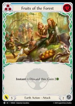 Fruits of the Forest (Blue) [VER020] (Rosetta - Verdance Blitz Deck) Regular