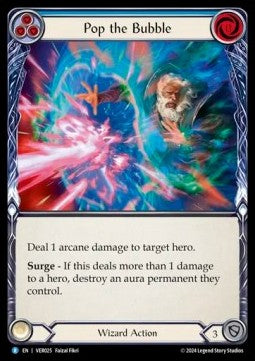 Pop the Bubble (Blue) [VER025] (Rosetta - Verdance Blitz Deck) Regular