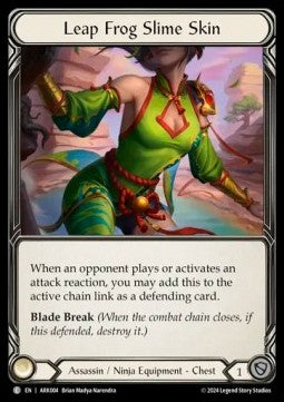 Leap Frog Slime Skin [ARK004] (The Hunted - Arakni Blitz Deck) Regular