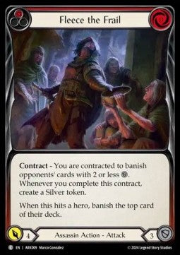 Fleece the Frail (Red) [ARK009] (The Hunted - Arakni Blitz Deck) Regular