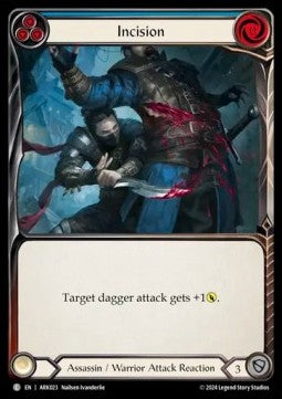 Incision (Blue) [ARK023] (The Hunted - Arakni Blitz Deck) Regular