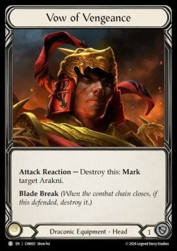 Vow of Vengeance [CIN003] (The Hunted - Cindra Blitz Deck) Regular
