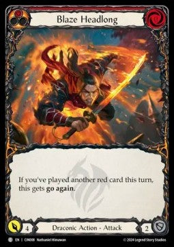 Blaze Headlong [CIN008] (The Hunted - Cindra Blitz Deck) Regular