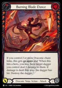 Burning Blade Dance [CIN009] (The Hunted - Cindra Blitz Deck) Regular