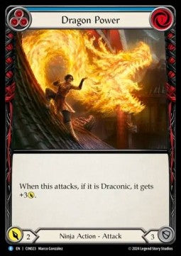Dragon Power (Blue) [CIN023] (The Hunted - Cindra Blitz Deck) Regular