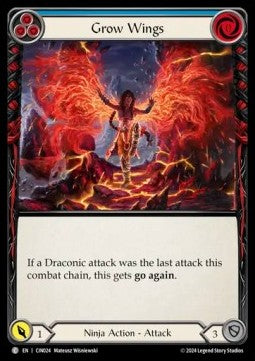 Grow Wings (Blue) [CIN024] (The Hunted - Cindra Blitz Deck) Regular