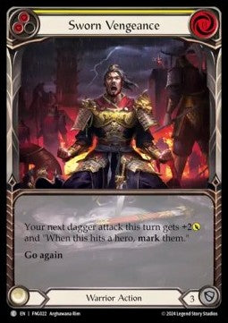 Sworn Vengeance (Yellow) (Extended Art) [FNG022] (The Hunted - Fang Blitz Deck) Regular