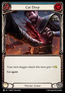Cut Deep (Blue) [FNG023] (The Hunted - Fang Blitz Deck) Regular