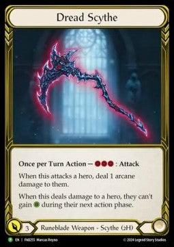Dread Scythe [FAB255] (FAB Promos) Gold Cold Foil