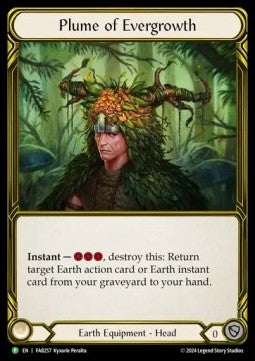 Plume of Evergrowth [FAB257] (FAB Promos) Gold Cold Foil