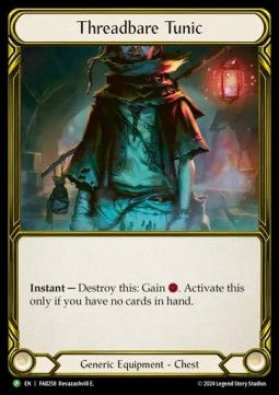 Threadbare Tunic [FAB258] (FAB Promos) Gold Cold Foil