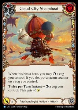 Cloud City Steamboat (Red) [SEA015] (High Seas) Regular