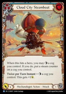 Cloud City Steamboat (Blue) [SEA017] (High Seas) Rainbow Foil