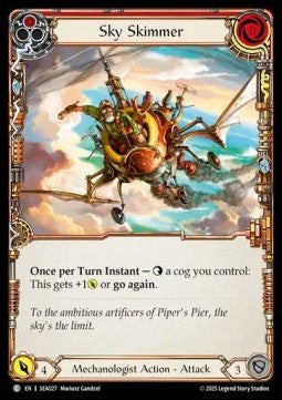 Sky Skimmer (Red) [SEA027] (High Seas) Rainbow Foil