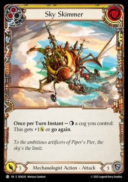 Sky Skimmer (Yellow) [SEA028] (High Seas) Rainbow Foil