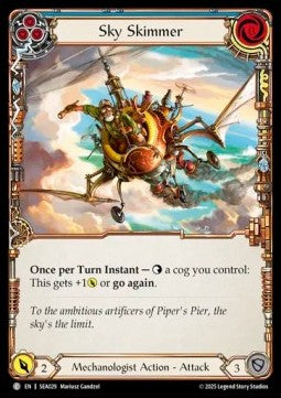 Sky Skimmer (Blue) [SEA029] (High Seas) Rainbow Foil