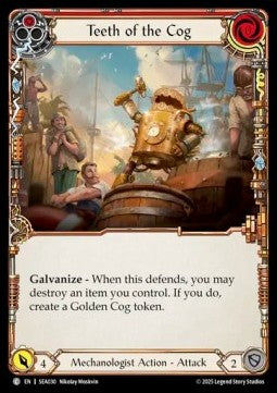 Teeth of the Cog (Red) [SEA030] (High Seas) Rainbow Foil