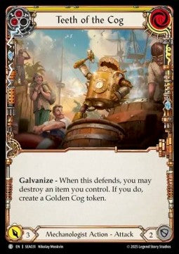 Teeth of the Cog (Yellow) [SEA031] (High Seas) Rainbow Foil