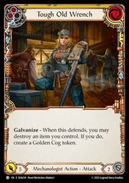 Tough Old Wrench (Yellow) [SEA034] (High Seas) Rainbow Foil