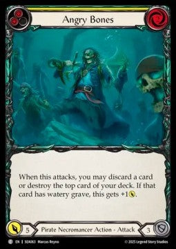 Angry Bones (Yellow) [SEA063] (High Seas) Rainbow Foil
