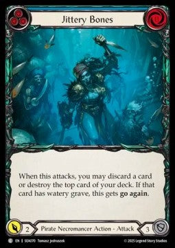 Jittery Bones (Blue) [SEA070] (High Seas) Rainbow Foil