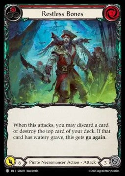 Restless Bones (Red) [SEA071] (High Seas) Rainbow Foil