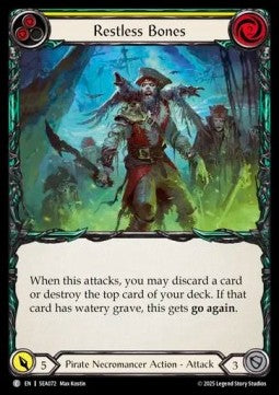 Restless Bones (Yellow) [SEA072] (High Seas) Rainbow Foil