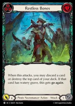 Restless Bones (Blue) [SEA073] (High Seas) Rainbow Foil