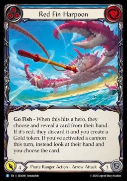 Red Fin Harpoon [SEA090] (High Seas) Rainbow Foil