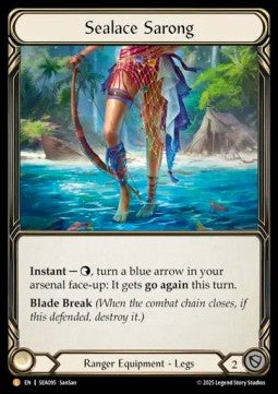 Sealace Sarong [SEA095] (High Seas) Rainbow Foil