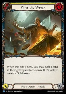 Pilfer the Wreck (Yellow) [SEA139] (High Seas) Rainbow Foil