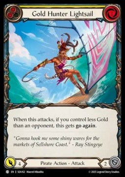 Gold Hunter Lightsail [SEA162] (High Seas) Rainbow Foil