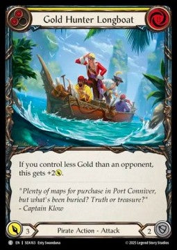 Gold Hunter Longboat [SEA163] (High Seas) Rainbow Foil