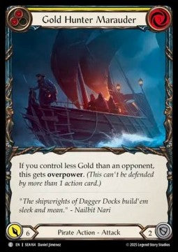 Gold Hunter Marauder [SEA164] (High Seas) Rainbow Foil