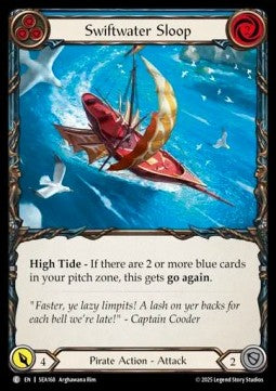 Swiftwater Sloop (Blue) [SEA168] (High Seas) Rainbow Foil