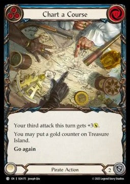 Chart a Course (Blue) [SEA175] (High Seas) Rainbow Foil