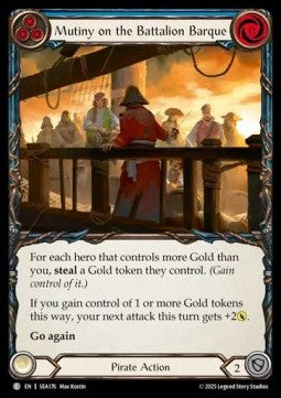 Mutiny on the Battalion Barque [SEA176] (High Seas) Rainbow Foil