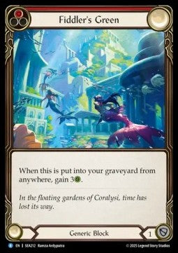 Fiddler's Green (Red) [SEA212] (High Seas) Rainbow Foil