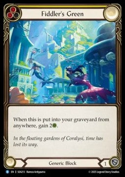 Fiddler's Green (Yellow) [SEA213] (High Seas) Rainbow Foil