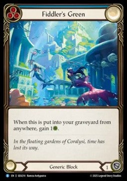 Fiddler's Green (Blue) [SEA214] (High Seas) Rainbow Foil