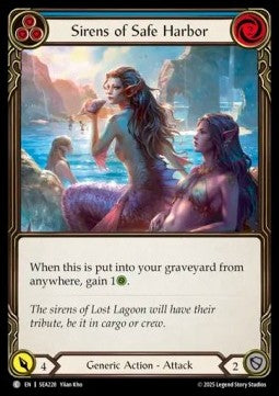 Sirens of Safe Harbor (Blue) [SEA228] (High Seas) Rainbow Foil