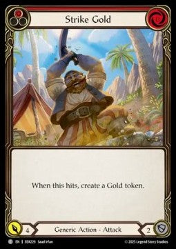 Strike Gold (Red) [SEA229] (High Seas) Rainbow Foil