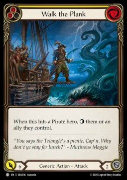 Walk the Plank (Yellow) [SEA236] (High Seas) Rainbow Foil