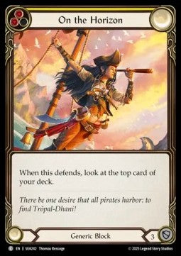 On the Horizon (Yellow) [SEA242] (High Seas) Rainbow Foil