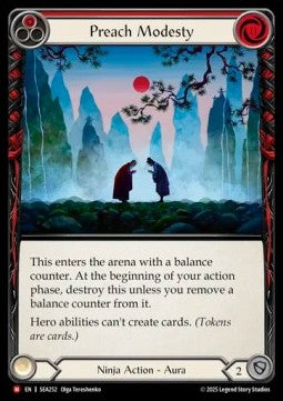 Preach Modesty [SEA252] (High Seas) Rainbow Foil