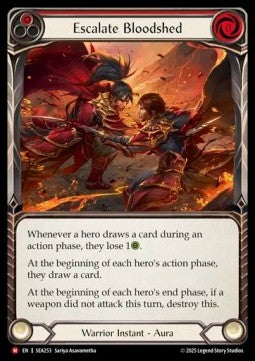 Escalate Bloodshed [SEA253] (High Seas) Rainbow Foil