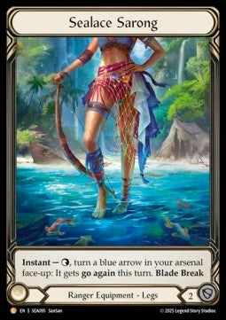 Sealace Sarong (Extended Art) [SEA095] (High Seas) Cold Foil